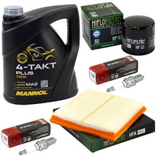 Wartung Set für Ducati M 600 750 900 Monster Öl 4L Luftfilter Ölfilter Zündkerze