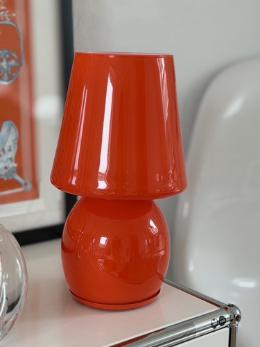 Vintage tischlampe glas - vintage,