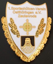 seltenes Abzeichen 1.Sportschützen-Verein Osttüringen e.V. Zeulenroda, I-II