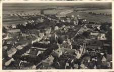 Ak Resko Regenwalde Pommern, Fliegeraufnahme vom Ort - 4386332