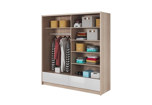 Garderobe aufbewahrung 200cm - aufbewahrung,