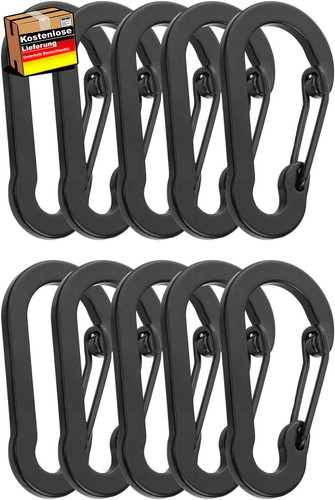 Karabinerhaken set 10x 5cm - set,