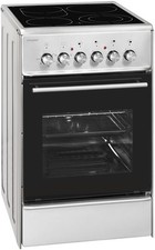 Exquisit ECM 5-4 IBZ EEK: A Elektro-Standherd mit Glaskeramikfeld, 46L, inox (04