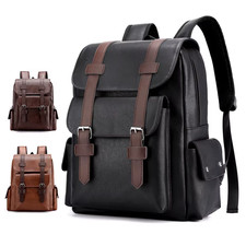 Herren Rucksack PU Leder –