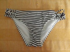 Hollister Bikinihose / Badehose Größe XS - weiß mit Streifen - kaum getragen