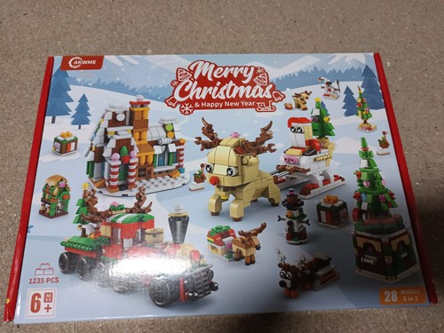 Weihnachtsdorf bausteine set - bausteine,