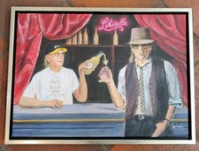 Otto Waalkes Leinwand " Likörelle " hands. und limitiert + Gerahmt