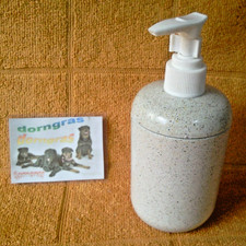 Seifenspender Flüssigseife Handseife Seife Pumpspender Steinoptik Beige