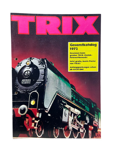 Vintage katalog trix 1972 - vintage,