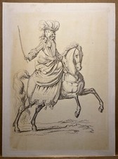 Antique steel engraving 1855