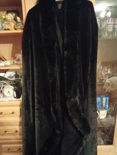 Damen Faux Pelz Langer Umhang