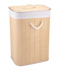 Bambus Wäschekorb mit Deckel