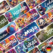70stk namensaufkleber kinder - 70stk,