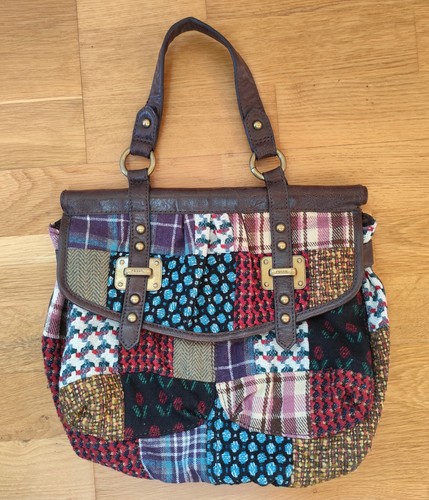 Fossil tasche patchwork - fossil, stoff