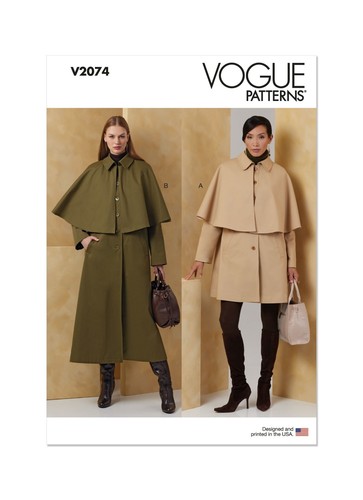 Vogue schnittmuster v2074 - vogue,