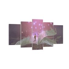 Wandbilder 160x85cm 5 tlg