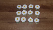 Margeriten Holzserviettenringe, 12 St., super Zustand!