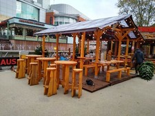 Weihnachtshütte Imbiss Verkaufsstand Marktstand Verkaufshütte Festzelt