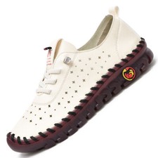 Damen Ultra Comfort Soft Orthopädische Schuhe Frauen Komfort Leder Softsohle Schuhe