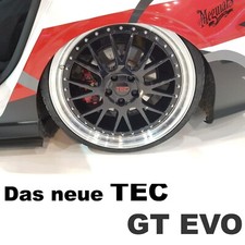 18" TEC GT EVO schwarz Tiefbett Alufelgen fü BMW 3er E36 E46 M Paket Performance
