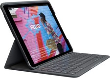 Logitech Slim Folio Tastatur-Hülle für iPad gen (7, 8, 9) Fanzösisch AZERTY