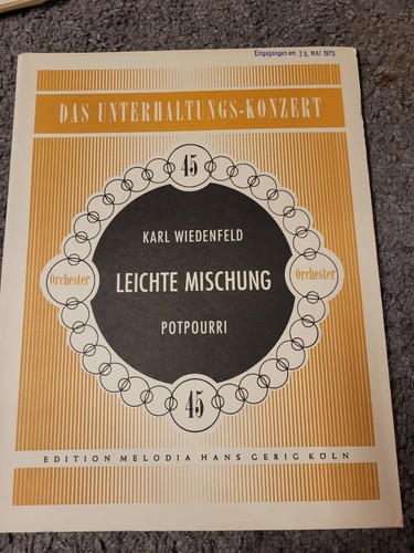 Karl wiedenfeld leichte - karl,