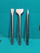 3 Stück Meißel, Spitze &
