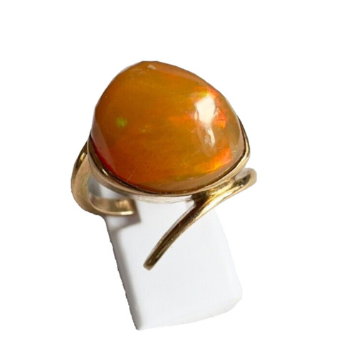 Feueropalring opalring großer - feueropalring,
