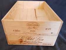 Set 2x 6er Weinkiste OHK Holzkiste Mallet/Petit Lion France Box Deko Aufbewahrun