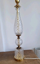 Antike Prächtige Stehlampen, Tischlampe Ohne Schirm ca. 85cm. Kristall 