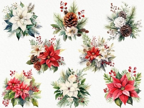 Weihnachten kartenaufleger - 8,