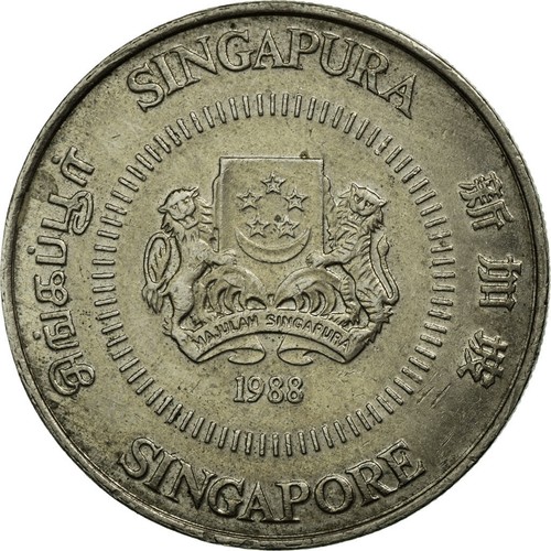 690721 münze singapur 50 - singapur,,