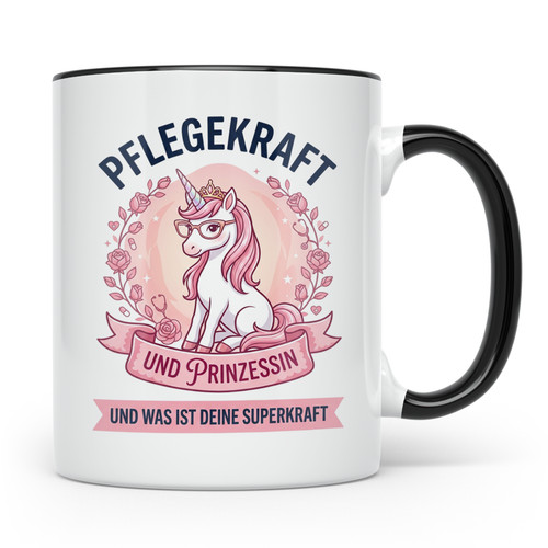 Pflegekraft tasse einhorn - pflegekraft,