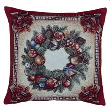 Festliche Gobelin Kissenhülle