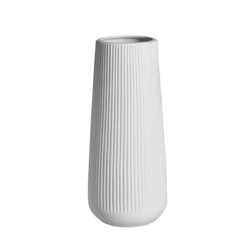 Keramik vase weiß matt - keramik,