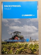 LEMKEN THULIT Hackstriegel Prospekt Traktor Bulldog Schlepper 