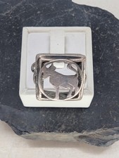 Antiker Ring Um 1920 Bauer Kuh