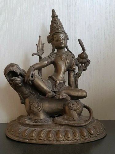 Alte buddha figur - figur:, sitzender