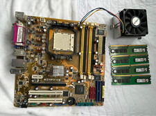 Mainboard Asus M2NPV-VM komplett mit Kühler und 4GB Arbeitsspeicher Gebraucht