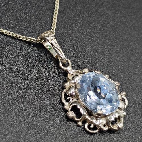 Vintage 925er silber anhänger - silber,