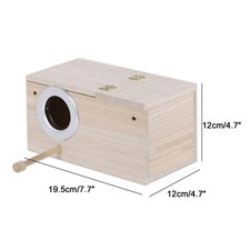 Holz Vogelzuchtbox Nest Käfig