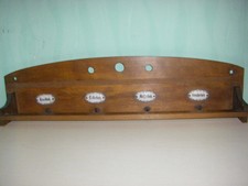 SHABBY CHIC HANDTUCHHALTER - Holzregal - mit emaillierten Schildern  