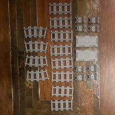 LEGO Gray Train Track Bulk Lot