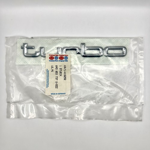 Original schriftzug turbo neu - original,