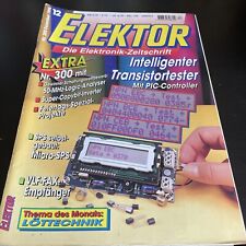 Elektor Die Elektronik Zeitschrift 12 Hefte