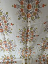 2 tlg. Vintage Vorhang Stoff