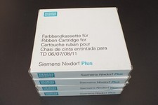 4 Farbbänder für Siemens-Nixdorf Typenrad-Schreibmaschine, Typenraddrucker TD06