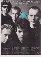 SPIDER MURPHY GANG - Wahre Liebe - Tourdaten - Original Werbeanzeige 1985