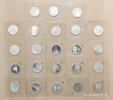 23 x 10 Deutsche Mark DM Silber Gedenkmünze - 1987 bis 1997