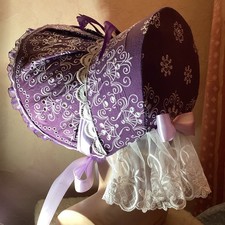 Schute z.Biedermeierkleid,Hut